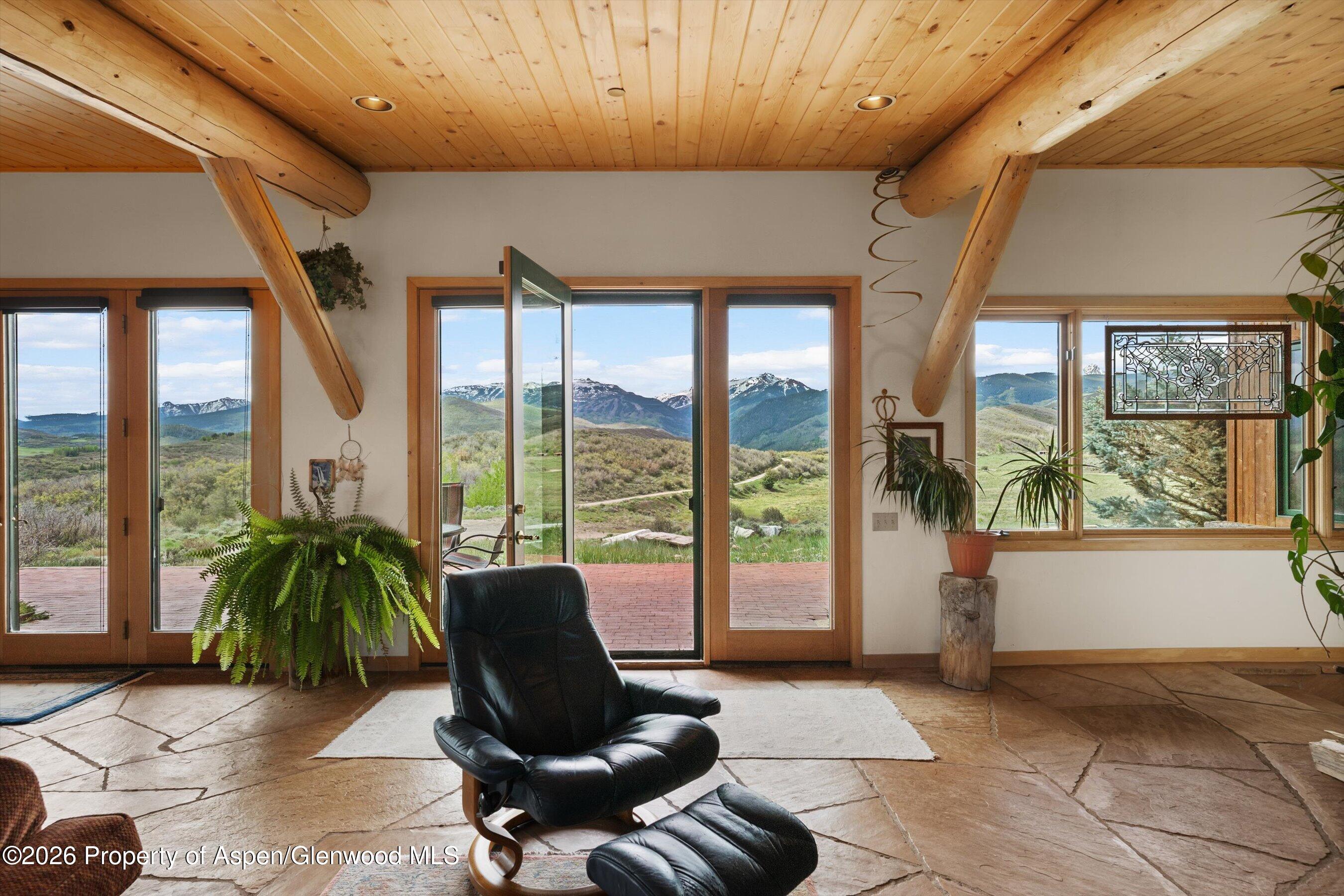 115 Rural Mountain Road Snowmass, CO 81654 - Photo 6 of 37 LivingRoomViews2