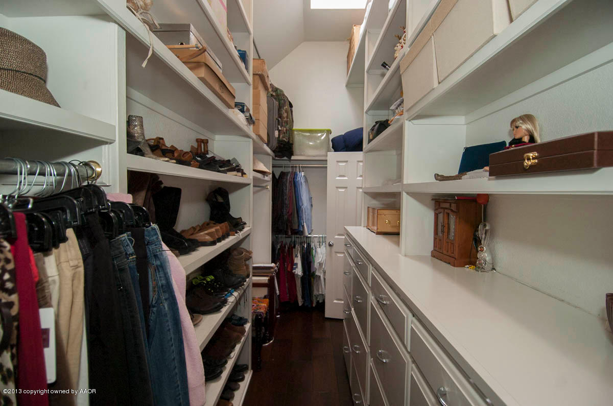 1720 Dowell Road Amarillo, TX 79124 - Photo 26 of 82 MASTER CLOSET VIEW 2