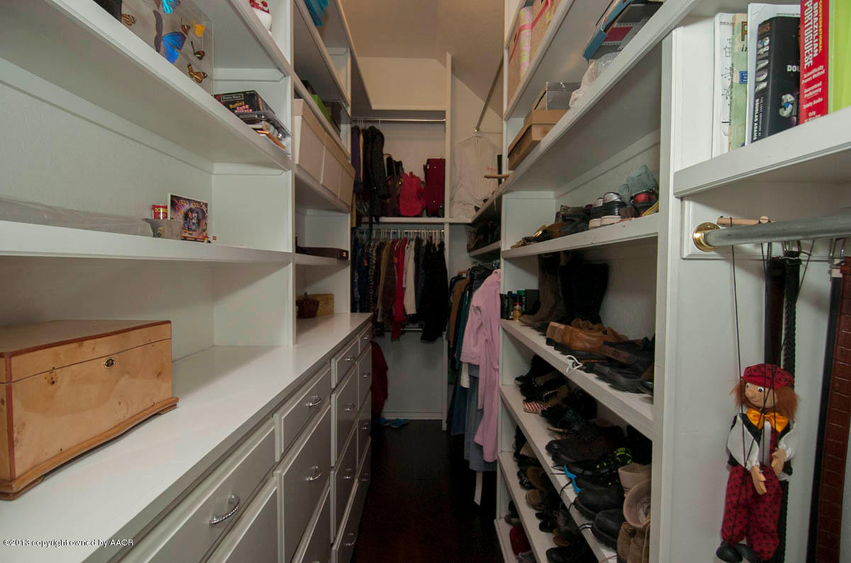 1720 Dowell Road Amarillo, TX 79124 - Photo 27 of 82 MASTER CLOSET VIEW 3