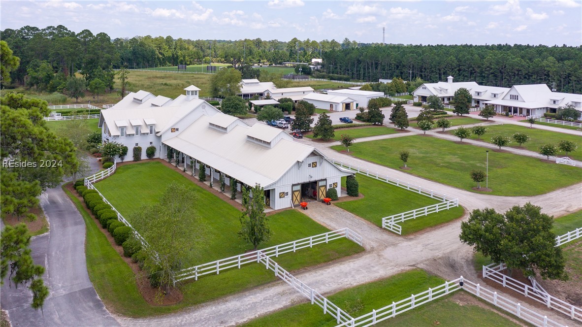 859 Bridle Path Boulevard Hardeeville, SC 29927 - Photo 8 of 40 Aerial view of SCAD's world class equestrian facility in Telfair Plantation.