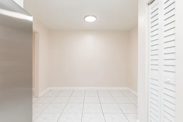 a view of an empty room