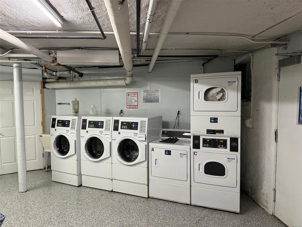 42 Pondfield Road, Unit 6C Bronxville, NY 10708 - Photo 6 of 21 Clothes washing area with independent washer and dryer and stacked washer and dryer