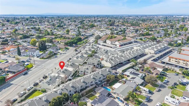 an aerial view of city