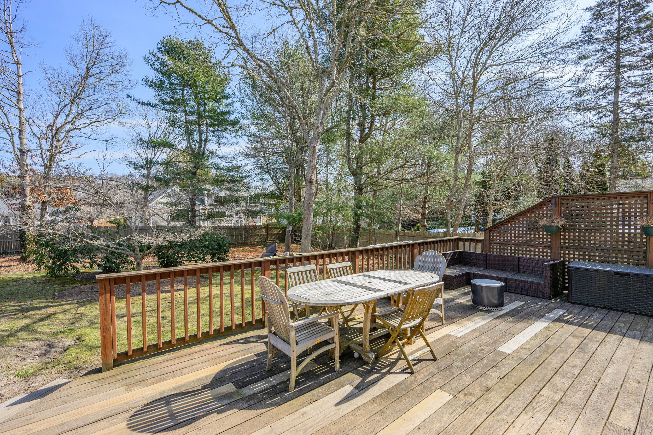 172 Skunknet Road Centerville, MA 02632 - Photo 26 of 37 View from the deck