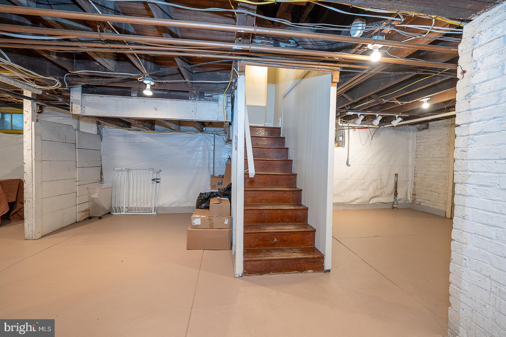 124 Grandview Road Ardmore, PA 19003 - Photo 45 of 65 a view of water heater room with stairs