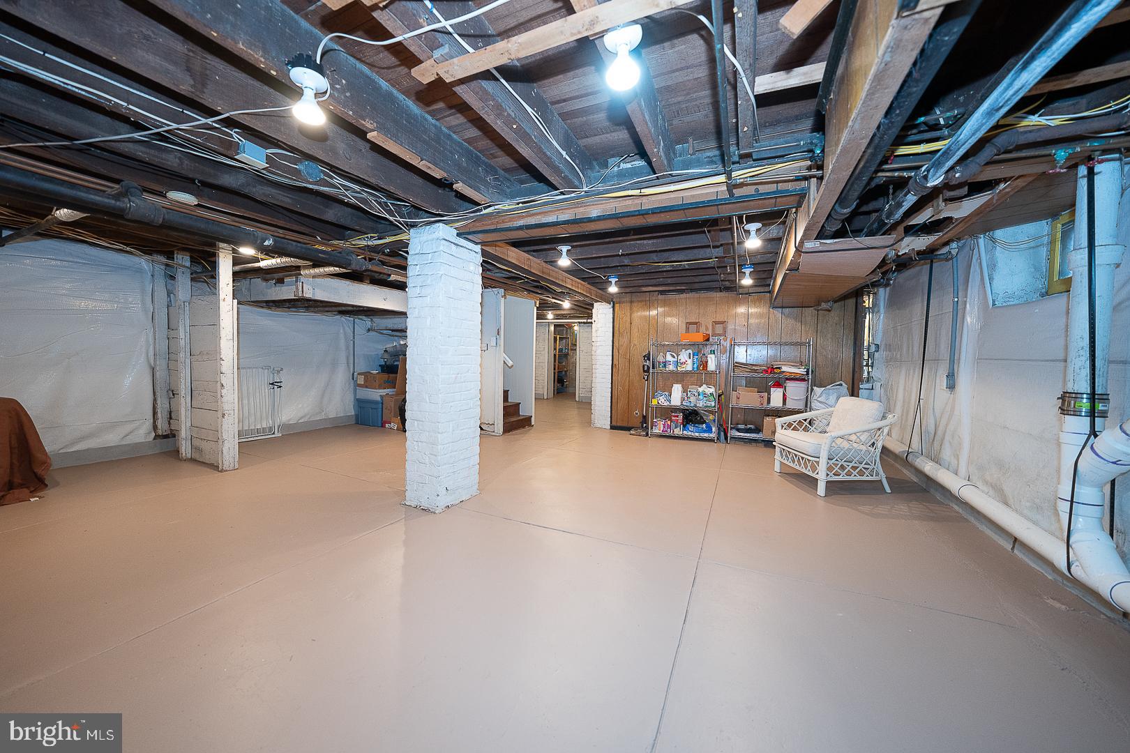 124 Grandview Road Ardmore, PA 19003 - Photo 46 of 65 a view of empty room with wooden ceiling
