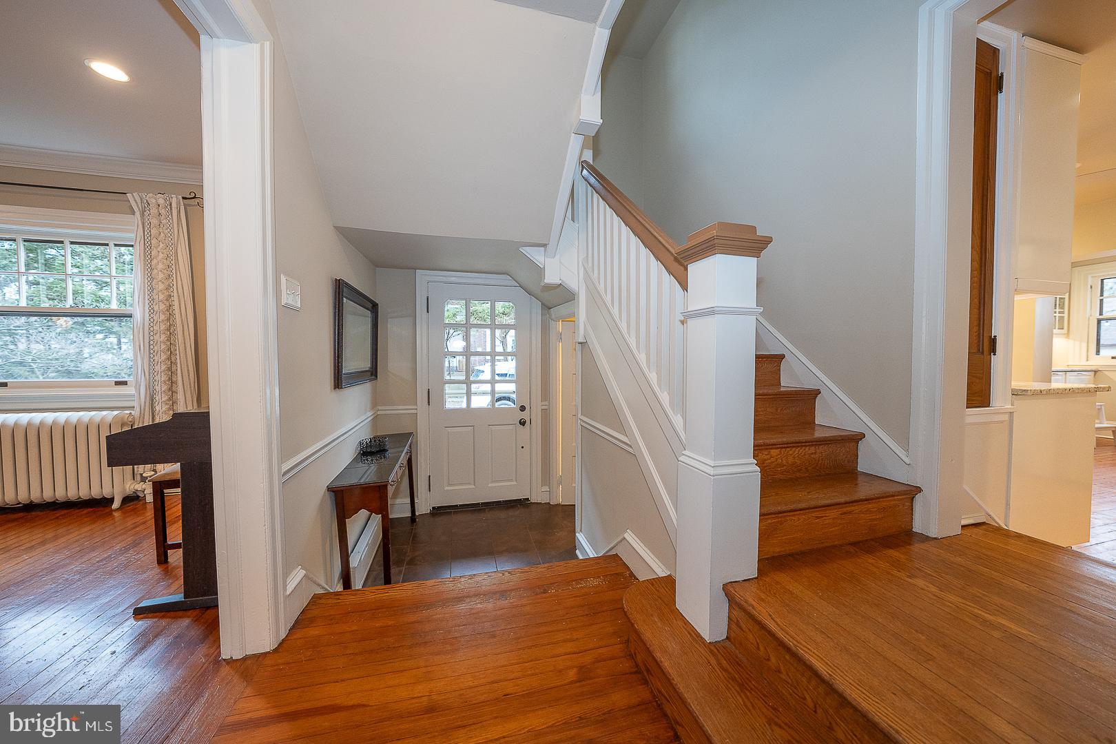 124 Grandview Road Ardmore, PA 19003 - Photo 6 of 65 a view of entryway and hall with wooden floor