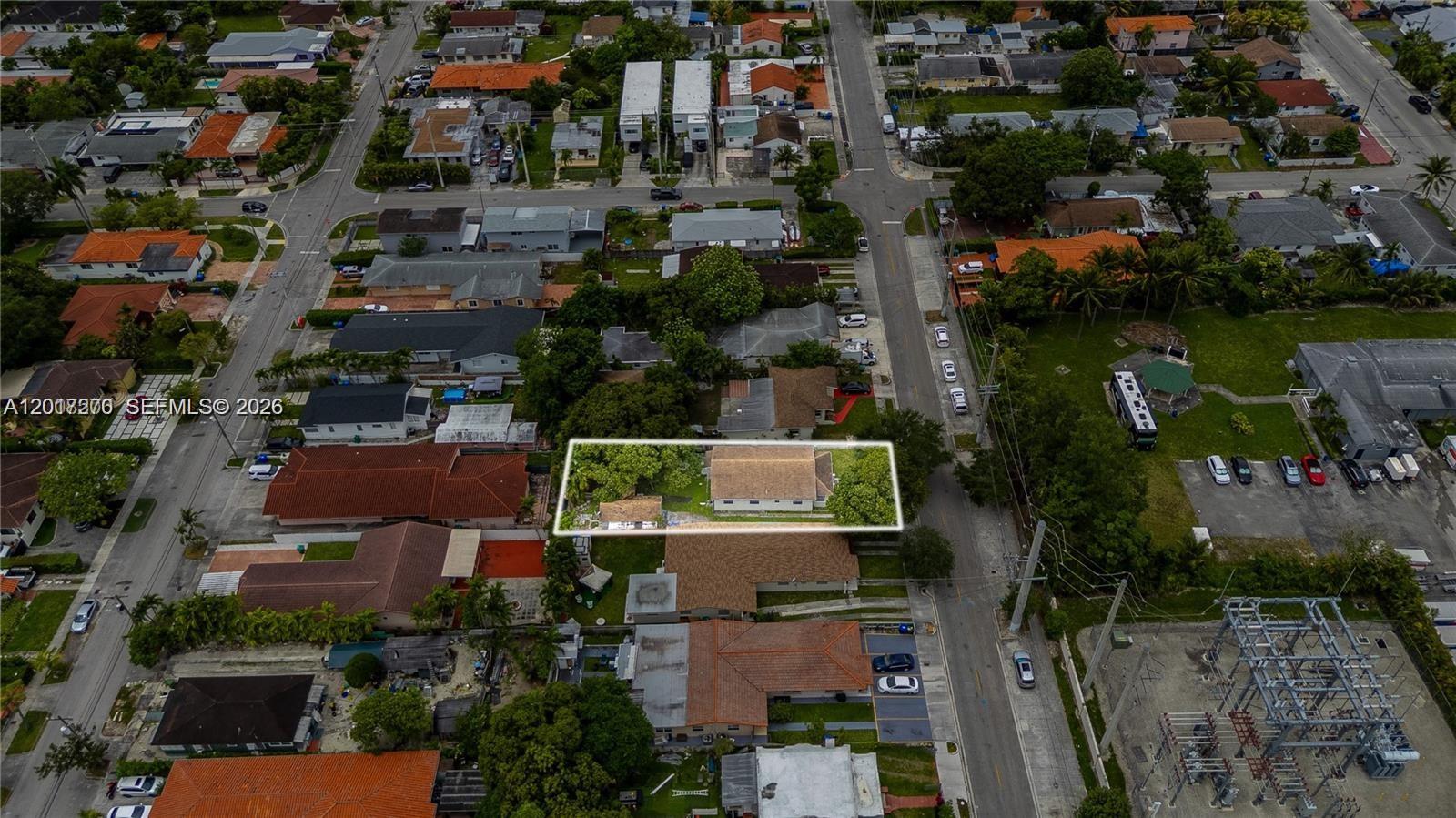 2800 Southwest 16th Terrace Miami, FL 33145 - Photo 7 of 17 an aerial view of residential houses with outdoor space and swimming pool