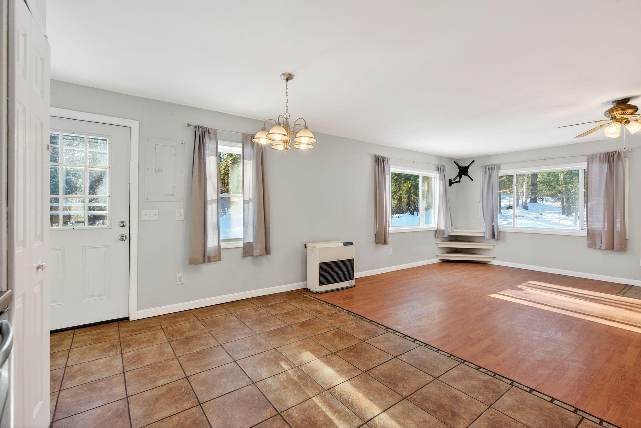 145 North Bridgton Road Waterford, ME 04088 - Photo 6 of 23 Kitchen + Living Room 2