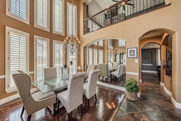 a view of living room filled with furniture
