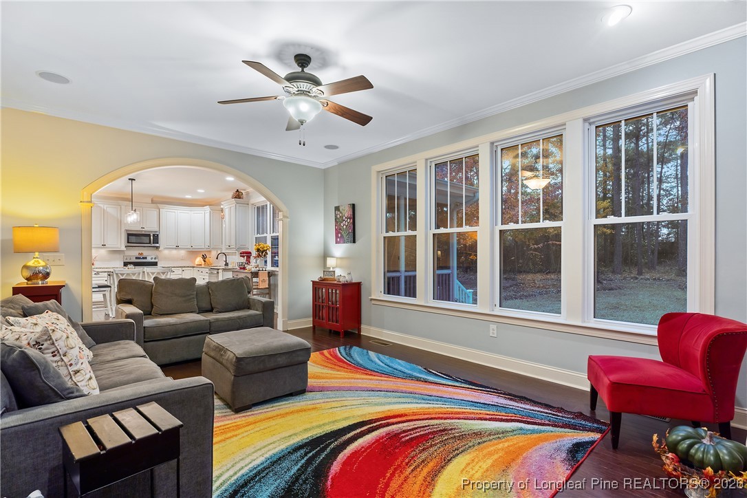 38 Overview Court Spring Lake, NC 28390 - Photo 14 of 50 a living room with furniture and a large window