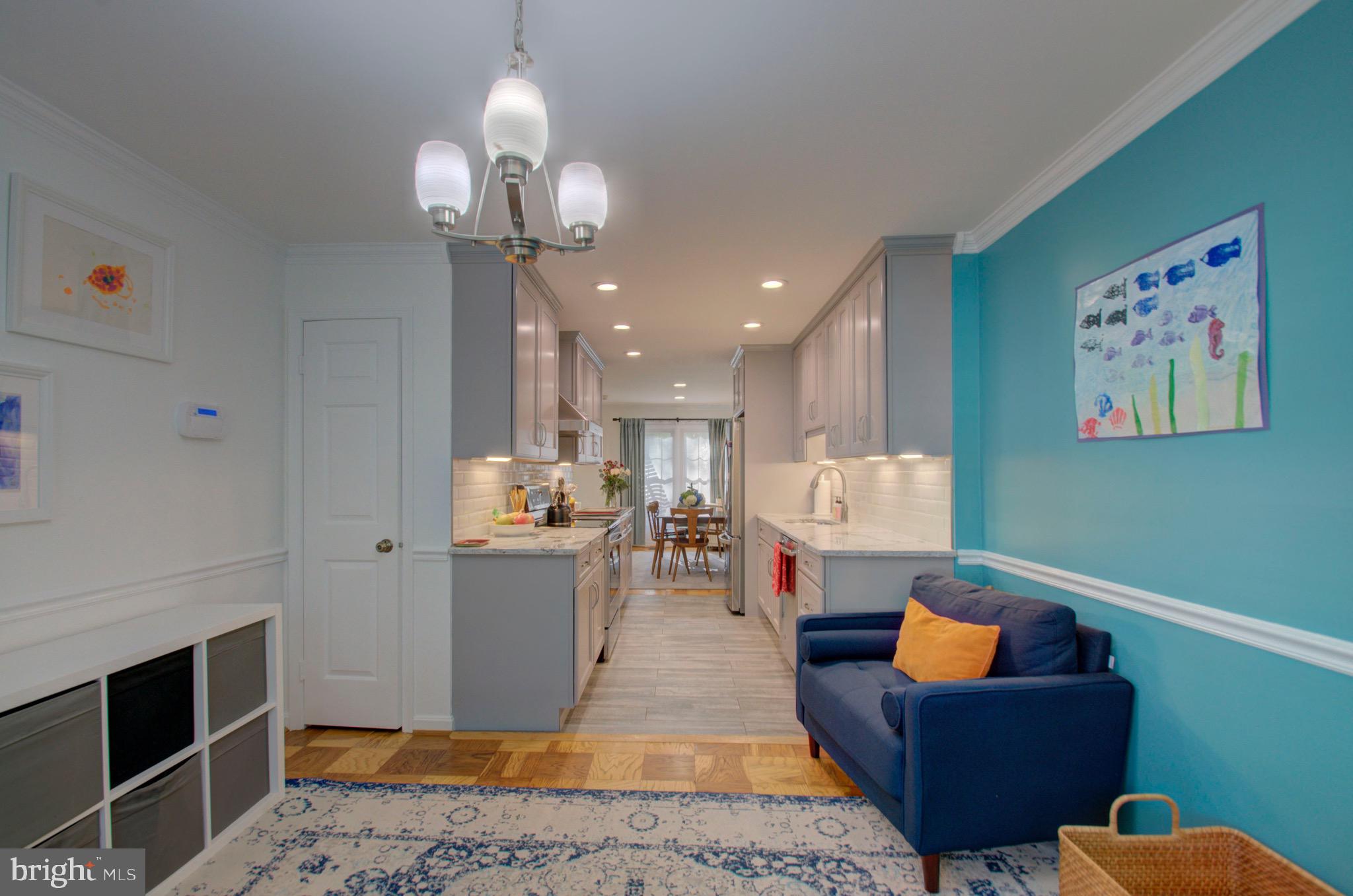 6412 Wainfleet Court Springfield, VA 22152 - Photo 16 of 43 View through kitchen to dining room area.