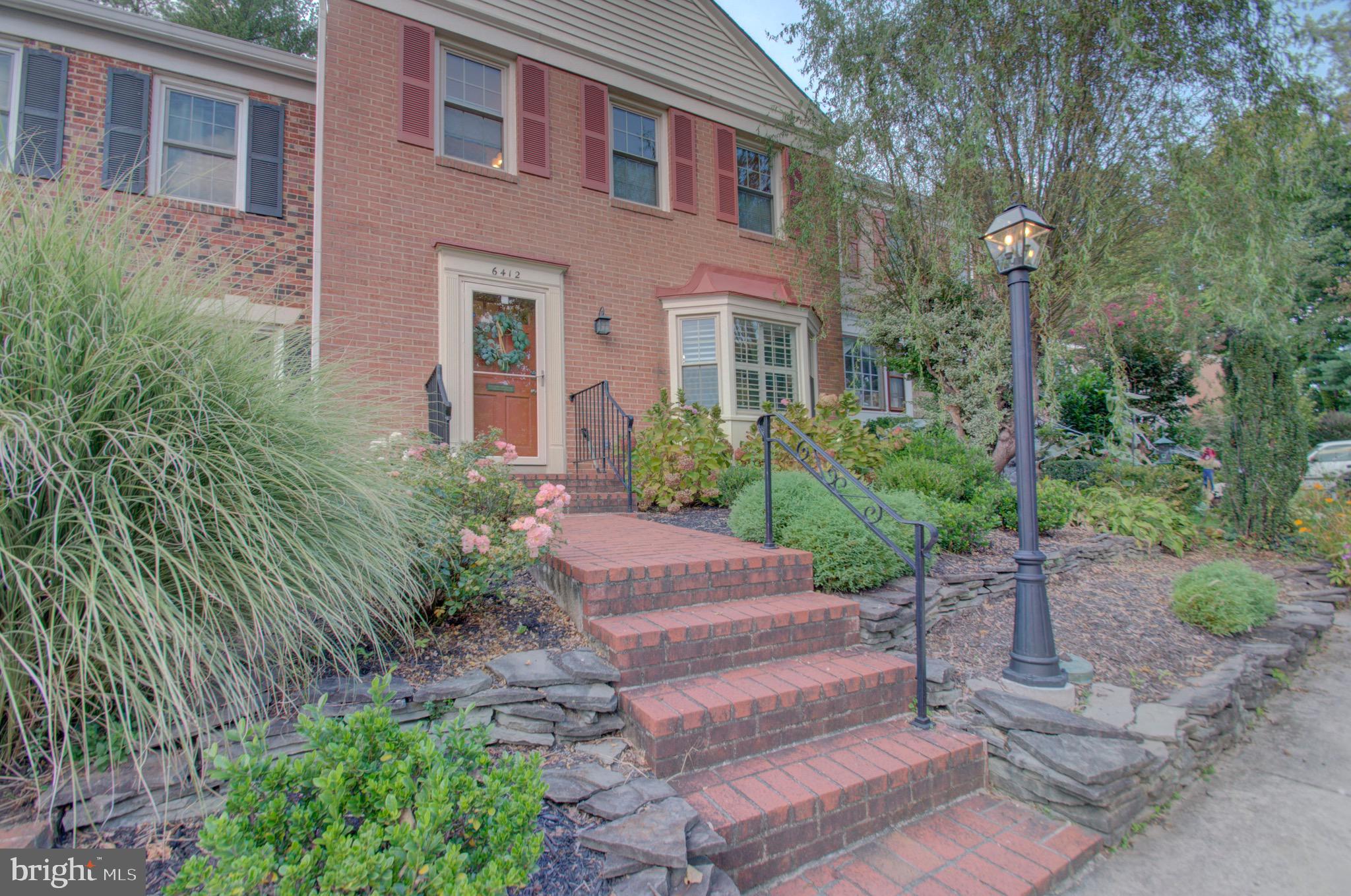 6412 Wainfleet Court Springfield, VA 22152 - Photo 2 of 43 Main entrance. Brick stairway and porch.