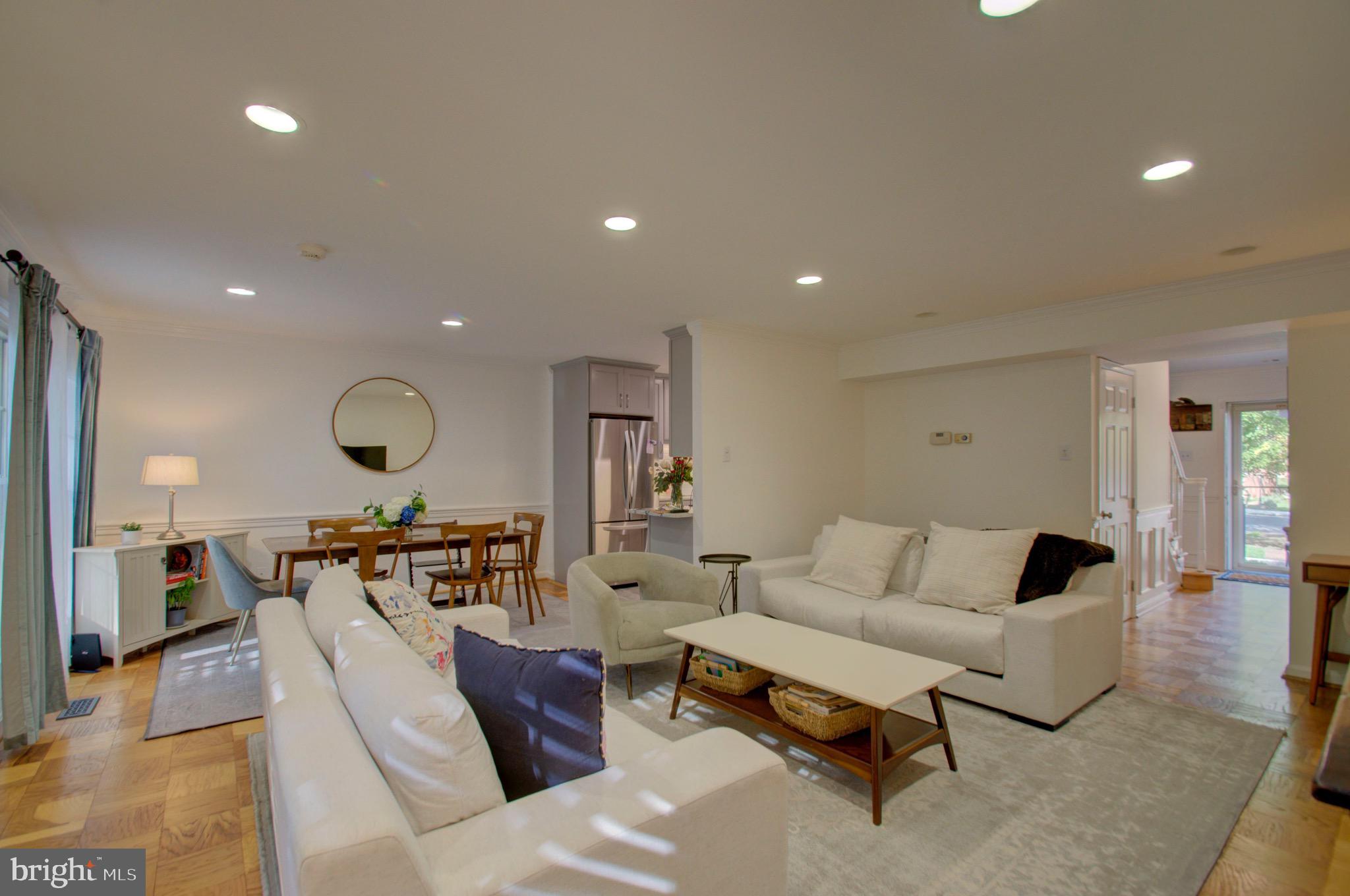 6412 Wainfleet Court Springfield, VA 22152 - Photo 10 of 43 Open and spacious living room opens out to a deck.