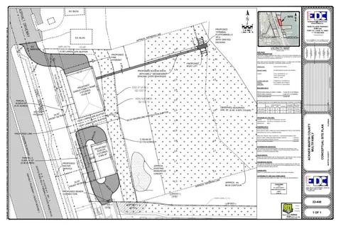 view of a black and white photo