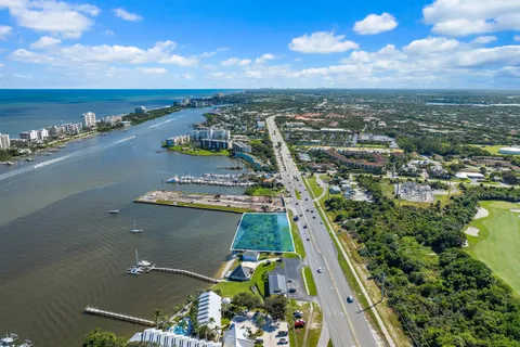 a view of a city from a balcony