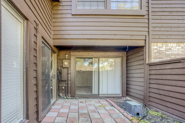 a view of an entryway door