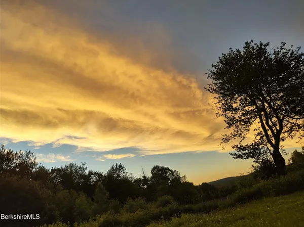 a view of sunset