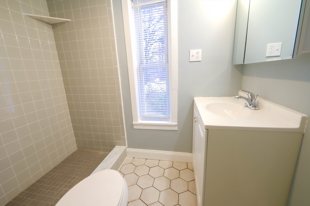 105 Clarendon Street, Unit 2 Fitchburg, MA 01420 - Photo 10 of 30 a bathroom with a sink a toilet and shower