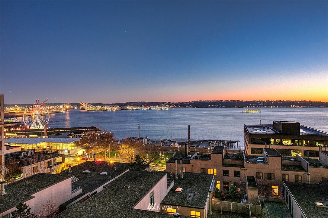 2021 1st Avenue, Unit E6 Seattle, WA 98121 - Photo 27 of 32 an aerial view of a building with outdoor view