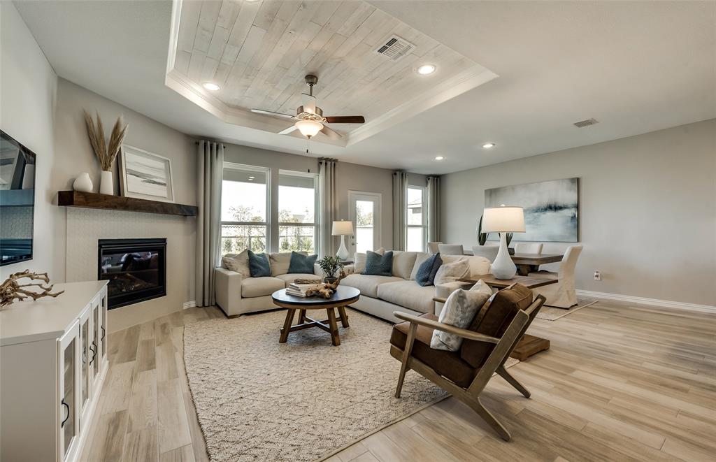 449 Avian Way Godley, TX 76044 - Photo 8 of 20 *Model Representation - Spacious gathering room with large windows
