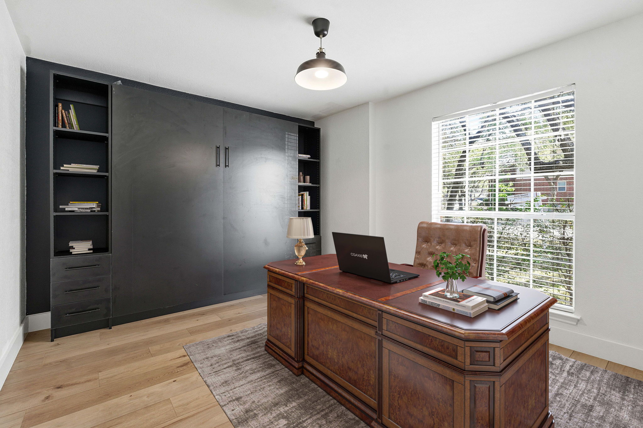 1511 Knoll Ridge Drive Cedar Park, TX 78613 - Photo 17 of 26 Office featuring light wood-style flooring and baseboards