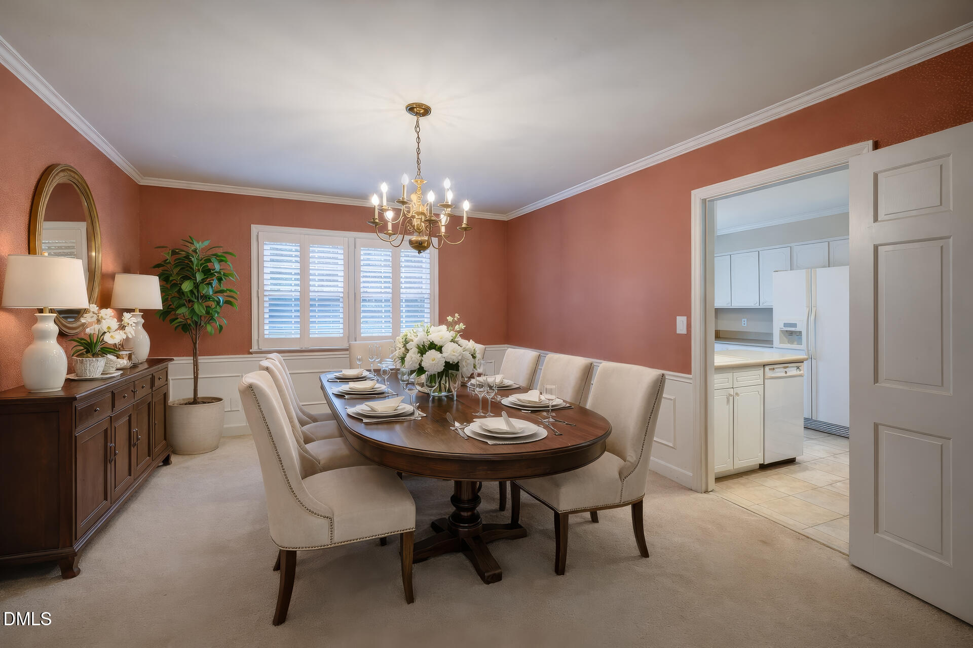 6801 Oak Ridge Drive Raleigh, NC 27612 - Photo 16 of 38 DINING RM STAGED