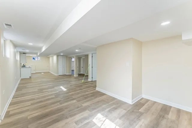 a view of an empty room