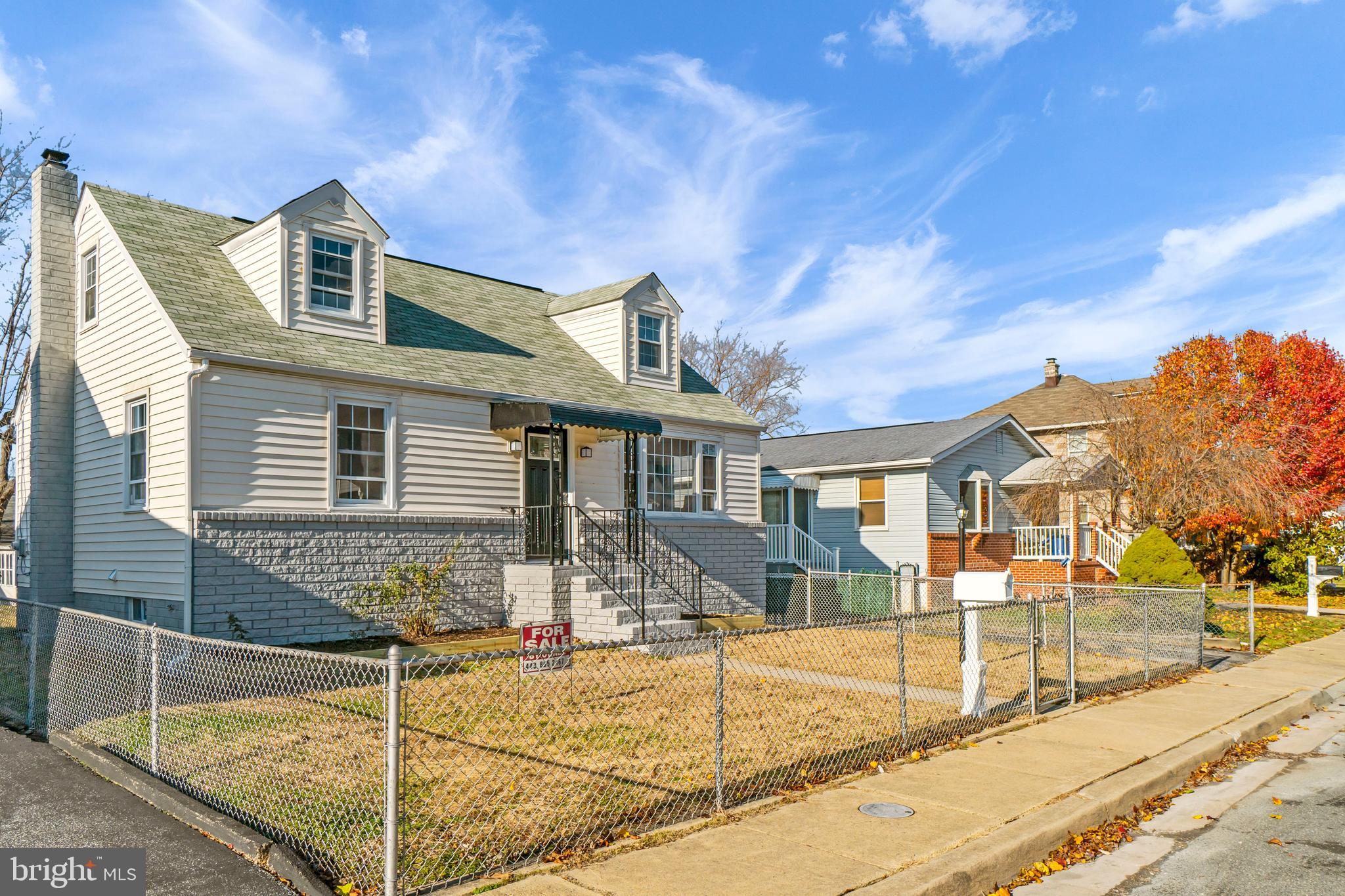 3112 White Way Road Baltimore, MD 21219 - Photo 3 of 39 Front Exterior - Fenced