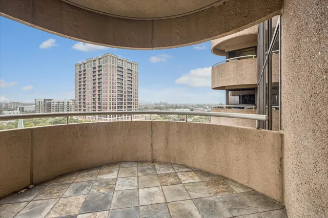 a view of a building terrace