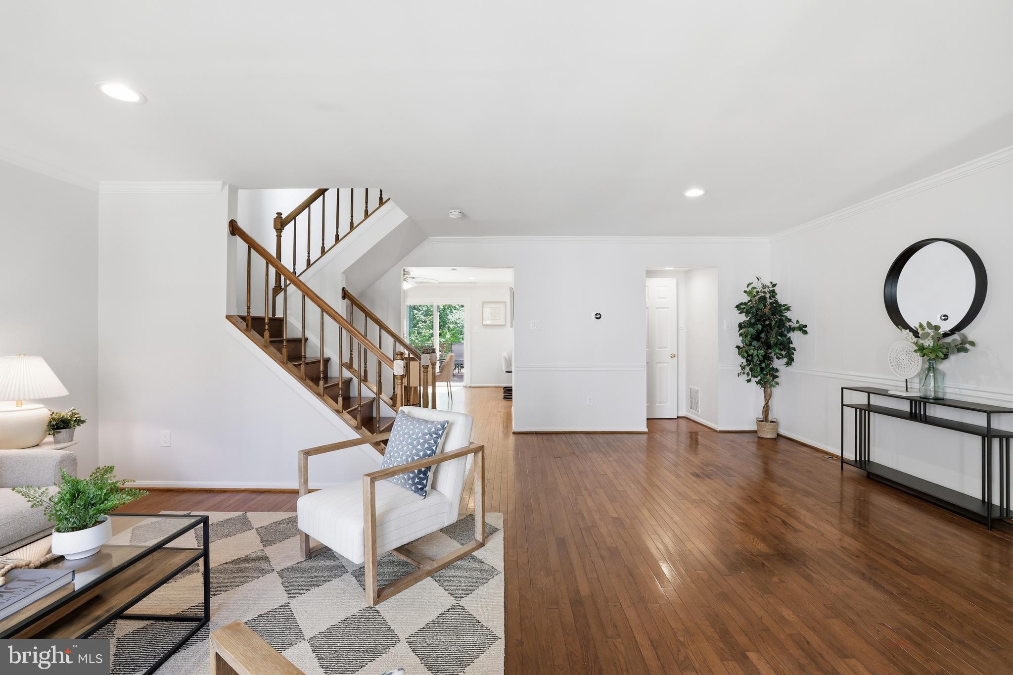 15029 Shamrock Ridge Road Silver Spring, MD 20906 - Photo 5 of 44 a view of entryway and hall with wooden floor