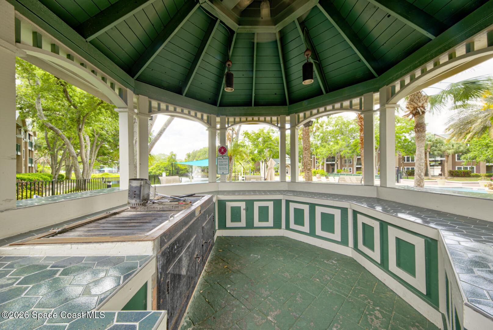 7667 North Wickham Road, Unit 1416 Melbourne, FL 32940 - Photo 39 of 41 Cypress Cove community barbeque gazebo