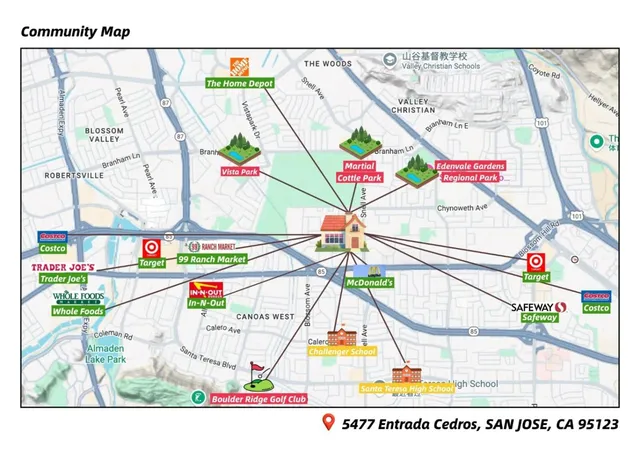 $688,888 | 5477 Entrada Cedros, San Jose, CA 95123