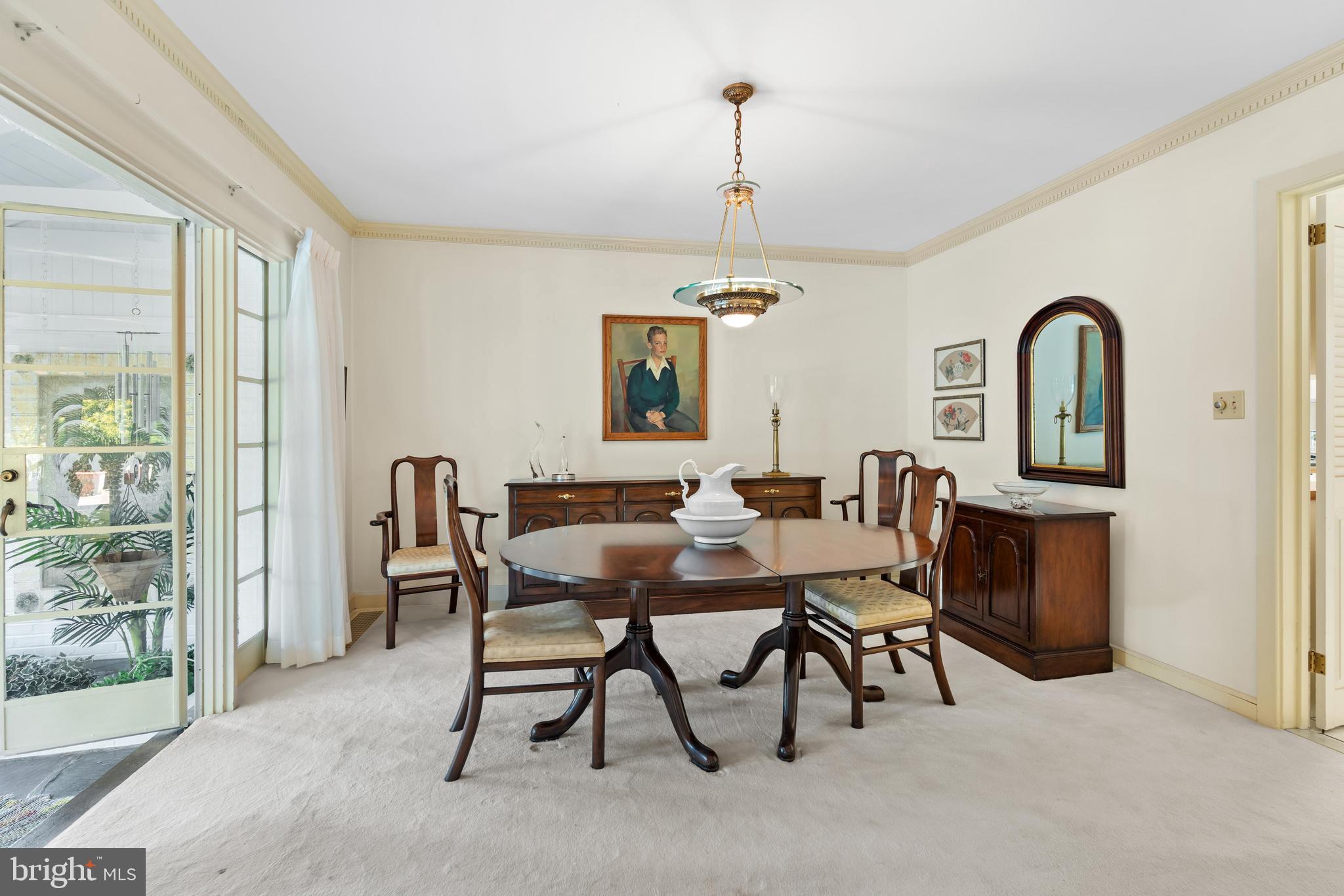 129 School Road Wilmington, DE 19803 - Photo 12 of 53 Dining room leads to sunroom and kitchen