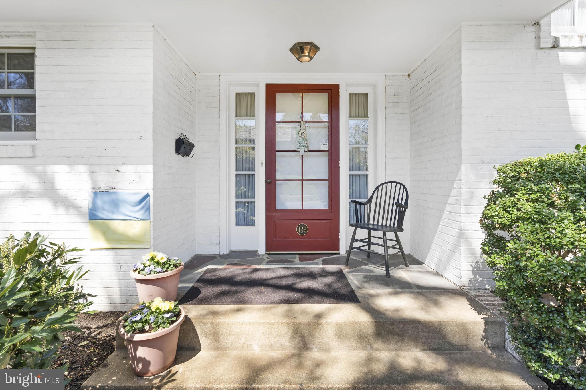129 School Road Wilmington, DE 19803 - Photo 3 of 53 Welcome your guests in the cozy, covered entryway