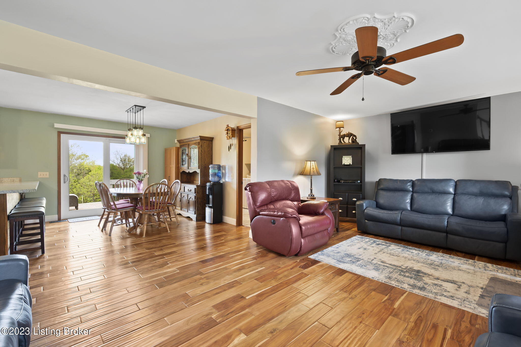 Living Room and Dining Area