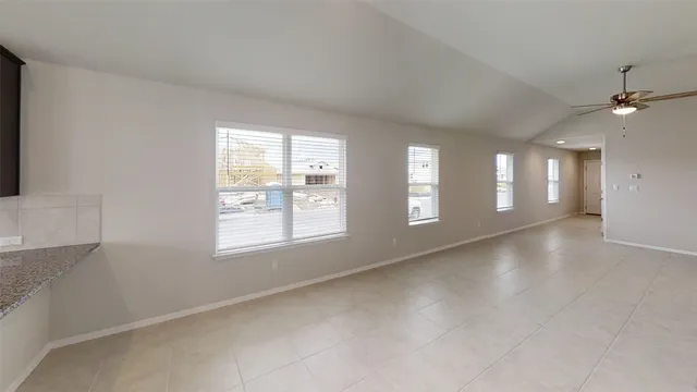 a view of kitchen and window