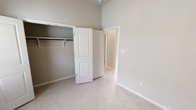 a view of closet area