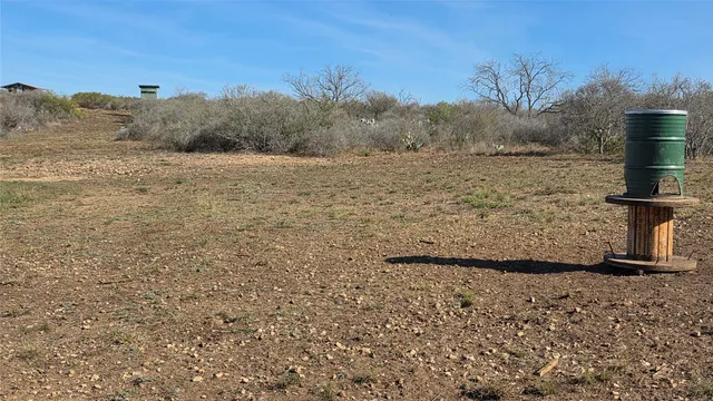 a view of a lake with a mountain in the background