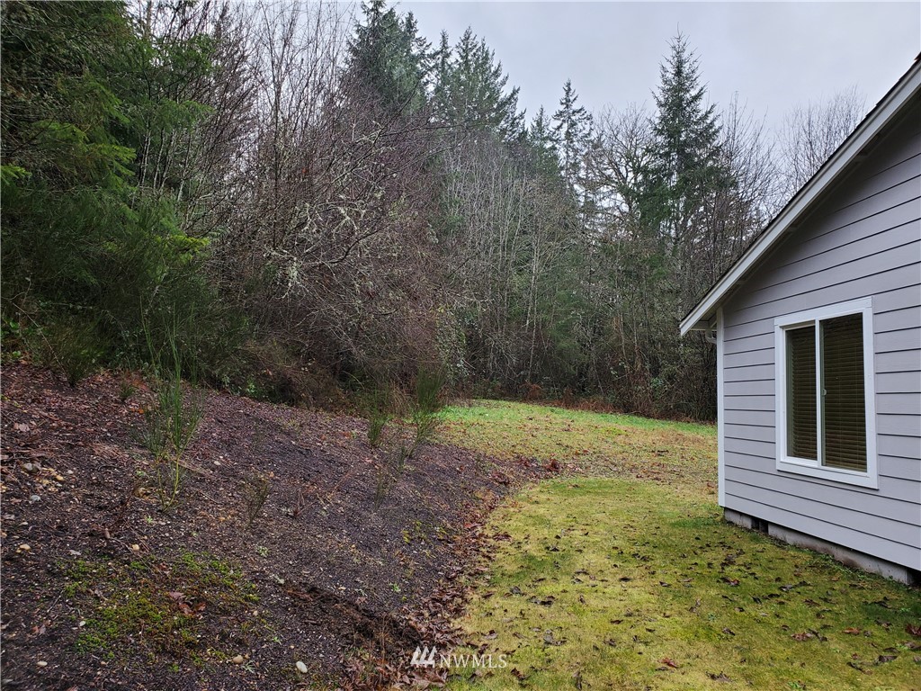 541 East Coulter Creek Road Belfair, WA 98528 - Photo 34 of 39 a view of a backyard with large trees