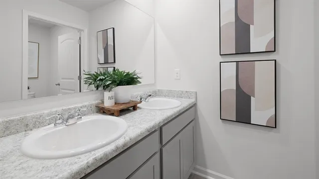 a view of a park with a slide