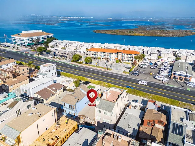 a view of city and ocean