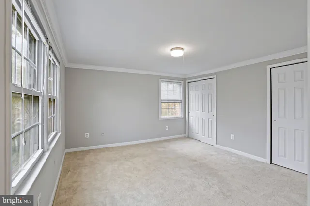 a view of a room with cabinet