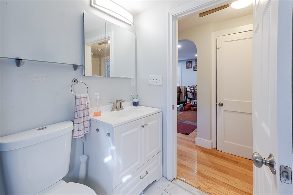 5 Oliver Street Randolph, MA 02368 - Photo 16 of 29 a bathroom with a sink toilet and shower