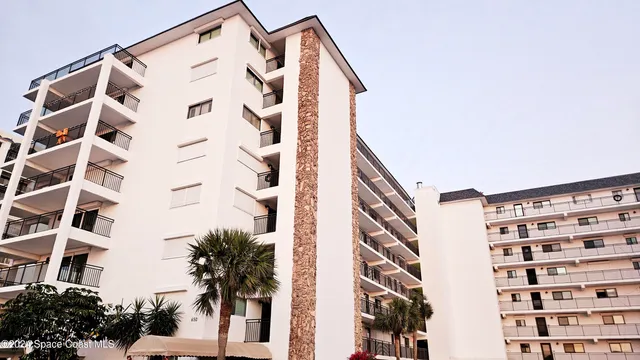 a front view of a building