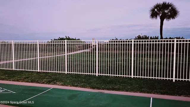 a view of a garden with a small yard