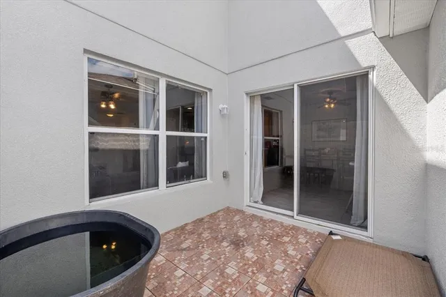 a view of outdoor space with a sink