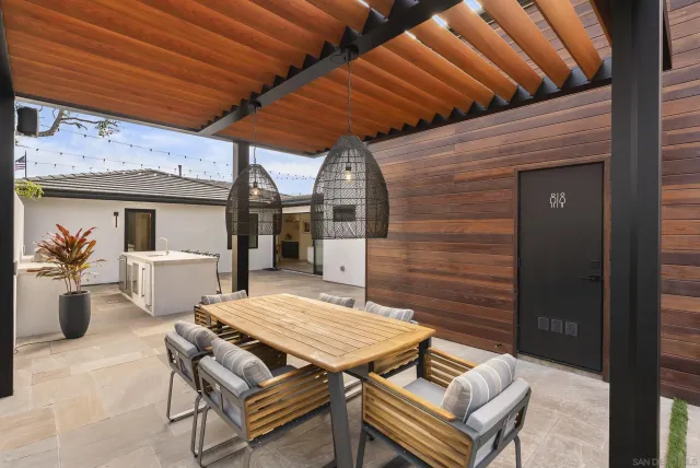 a outdoor space with a patio