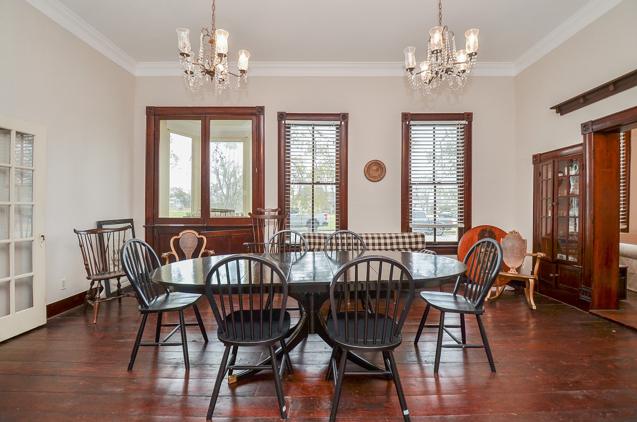 1205 12th Street Hempstead, TX 77445 - Photo 13 of 36 a view of a dining room with furniture window and wooden floor