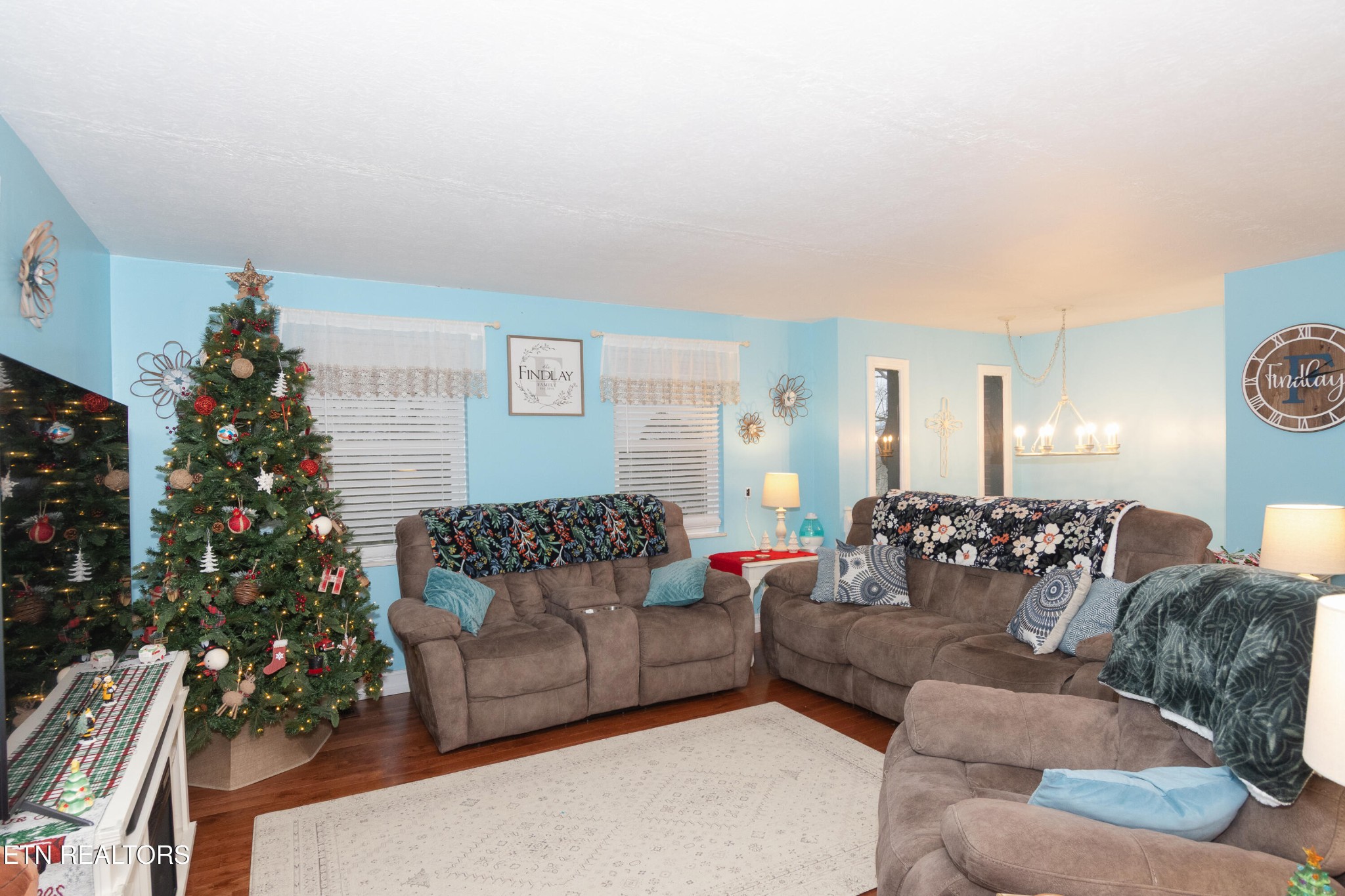 109 Ivy Lane Clinton, TN 37716 - Photo 5 of 36 a living room with furniture a couch and a potted plant